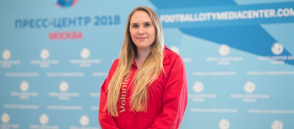 Julia Ivanova, FIFA 2018 World Cup volunteer From the United States Julia Ivanova, FIFA 2018 World Cup volunteer From the United States - Sputnik International