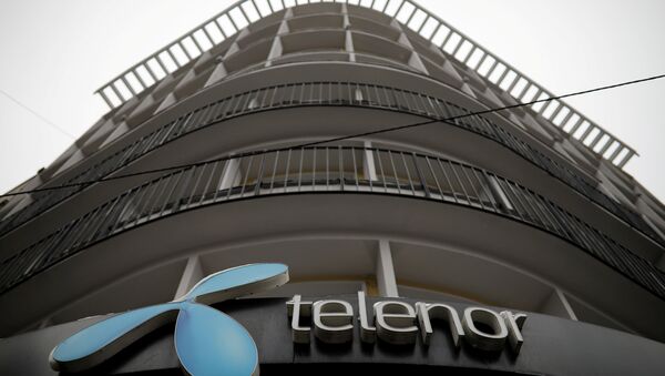 Telenor's logo is seen in central Belgrade, Serbia, March 21, 2018 - Sputnik International