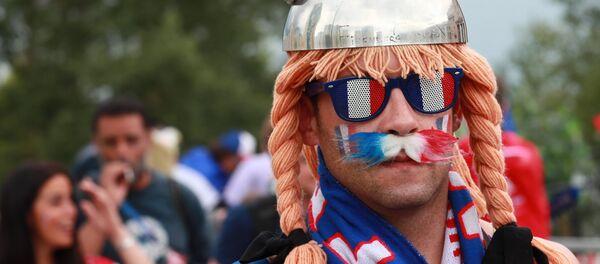Fans before World Cup 2018 soccer match between the national teams of Uruguay and France Fans before World Cup 2018 soccer match between the national teams of Uruguay and France - Sputnik International