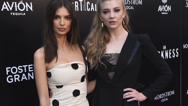 Emily Ratajkowski and Natalie Dormer attend the Los Angeles premiere of In Darkness at the Arclight Hollywood on May 23, 2018. - Sputnik International