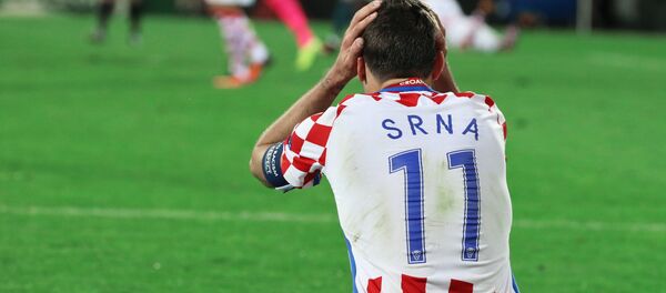 Croatia's Darijo Srna after the 2016 UEFA European Championship 1/8 final between the national teams of Croatia and Portugal. - Sputnik International