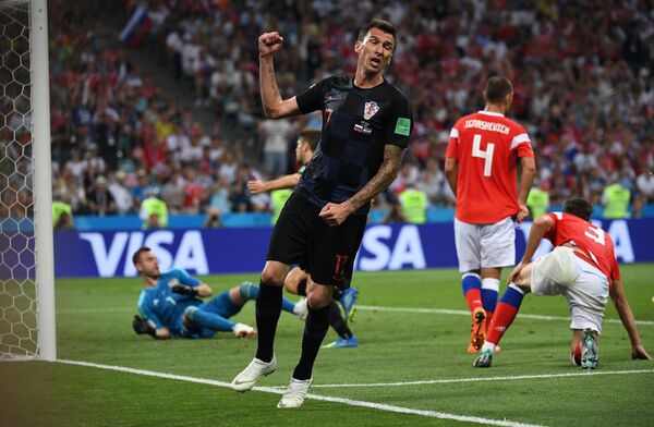 World Cup: Russia vs Croatia quarterfinals match World Cup: Russia vs Croatia quarterfinals match - Sputnik International