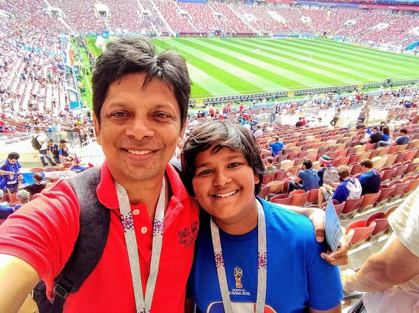 Rohit Saxena & Vir Saxena in Moscow Rohit Saxena & Vir Saxena in Moscow - Sputnik International