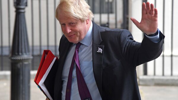 Britain's Foreign Secretary Boris Johnson waves as he leaves Downing Street in London, Britain, June 28, 2018 - Sputnik International