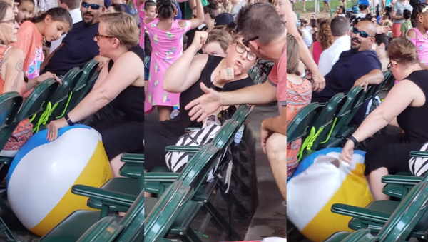 Kidz Bop, Beach Ball Pop: Beer Drinking Woman Causes Scene at Children’s Concert - Sputnik International