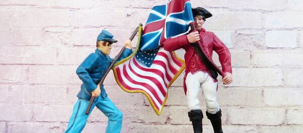 UK and US toy soldiers UK and US toy soldiers - Sputnik International