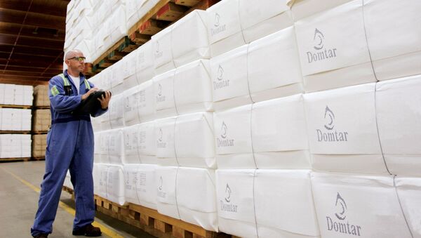 Domtar paper mill, Canada - Sputnik International