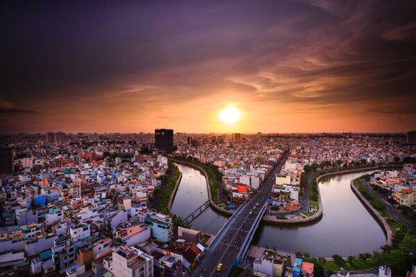 Dawn in Vietnam's Ho Chi Minh City - Sputnik International