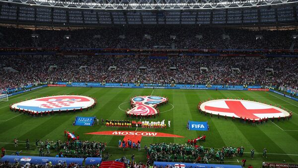 A football to decide whether of the two teams - Croatia or England, will make it to the finals is being held at the Luzhniki Stadium in Moscow. - Sputnik International
