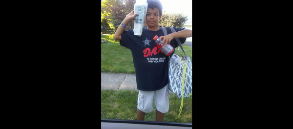 Police were called on 11-year-old Uriah Sharp as he was delivering newspapers. Police were called on 11-year-old Uriah Sharp as he was delivering newspapers. - Sputnik International