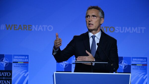 NATO Secretary-General Jens Stoltenberg is holding a press-conference. - Sputnik International