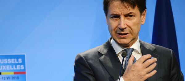 Prime Minister of Italy Giuseppe Conte at the NATO summit of heads of state and government, Brussels Prime Minister of Italy Giuseppe Conte at the NATO summit of heads of state and government, Brussels - Sputnik International