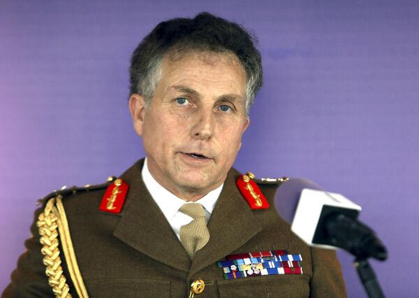 In this Jan. 10, 2017 file photo, British Army chief General Nick Carter makes a speech during the launch of the army's leadership doctrine at the BT Tower in central London In this Jan. 10, 2017 file photo, British Army chief General Nick Carter makes a speech during the launch of the army's leadership doctrine at the BT Tower in central London - Sputnik International