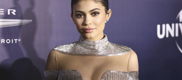 In this Jan. 8, 2017, file photo, Kylie Jenner arrives at the NBCUniversal Golden Globes afterparty at the Beverly Hilton Hotel in Beverly Hills, California. - Sputnik International
