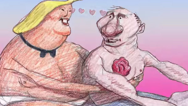 New York Times catches flak after releasing cartoon of US President Donald Trump and Russian President Vladimir Putin - Sputnik International