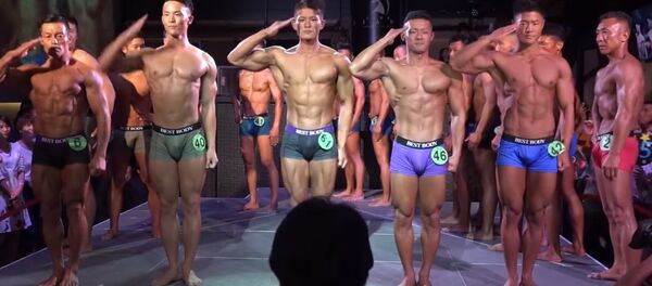 Japan Self-Defense Forces Compete in Best Body Pageant Japan Self-Defense Forces Compete in Best Body Pageant - Sputnik International