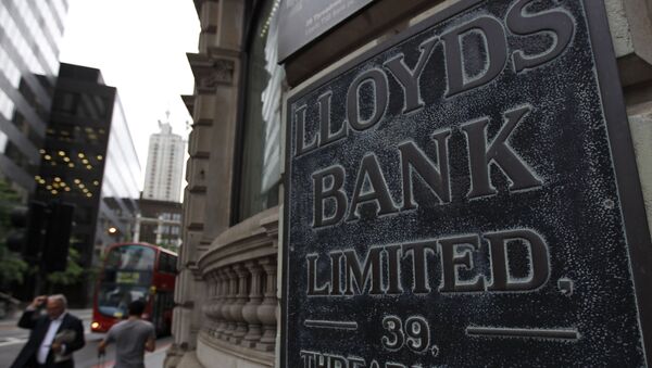A view of a Lloyd's bank branch, in London's City financial district, Friday, June 29, 2012 - Sputnik International