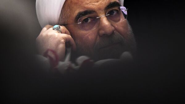 Iran's President Hassan Rouhani listens to a question during a press conference in New York on September 20, 2017, on the sideline of the 72nd Session of the United Nations General assembly - Sputnik International