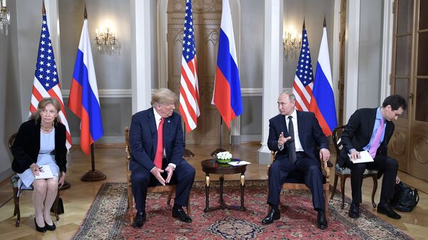 Meeting of US President Donald Trump and Russian President Valdimir Putin in Helsinki - Sputnik International