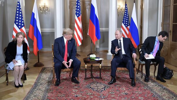 Meeting of US President Donald Trump and Russian President Valdimir Putin in Helsinki - Sputnik International