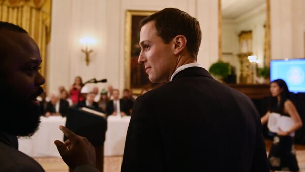 White House Advisor Jared Kushner, son-in-law of US President Donald Trump, arrives for the Pledge to America's Workers event in Washington, DC. File photo - Sputnik International