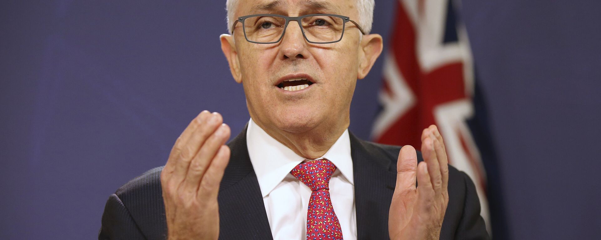 Australia's Prime Minister Malcolm Turnbull comments at the government offices in Sydney, Thursday, July 19, 2018. Turnbull called on Pope Francis to fire an Australian archbishop who is the most senior Roman Catholic cleric ever convicted for covering up child sexual abuse - Sputnik International, 1920, 09.01.2023