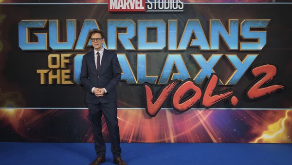 Director James Gunn poses for photographers upon arrival at the premiere of the film 'Guardians of the Galaxy Vol. 2', in London, Monday, Apr. 24, 2017 - Sputnik International