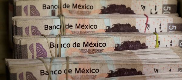 Bundles of Mexican Peso banknotes - Sputnik International
