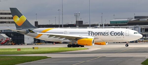 Thomas Cook Airlines Airbus A330-243 (G-VYGK) at Manchester Airport - Sputnik International