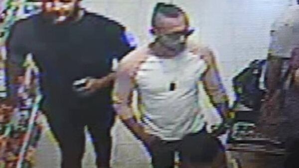 Police issued this image of three men they would like to speak to about the suspected acid attack - Sputnik International