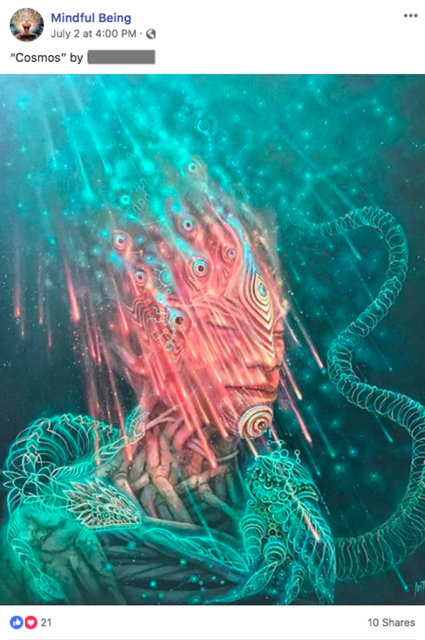 Facebook photo posted by the Mindful Being page, which has been accused of being set up by the alleged Russian troll farm Internet Research Agency. - Sputnik International