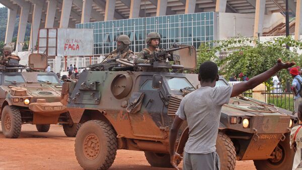 French peacekeeping soldiers patrol the city of Bangui, Central African Republic (File) - Sputnik International