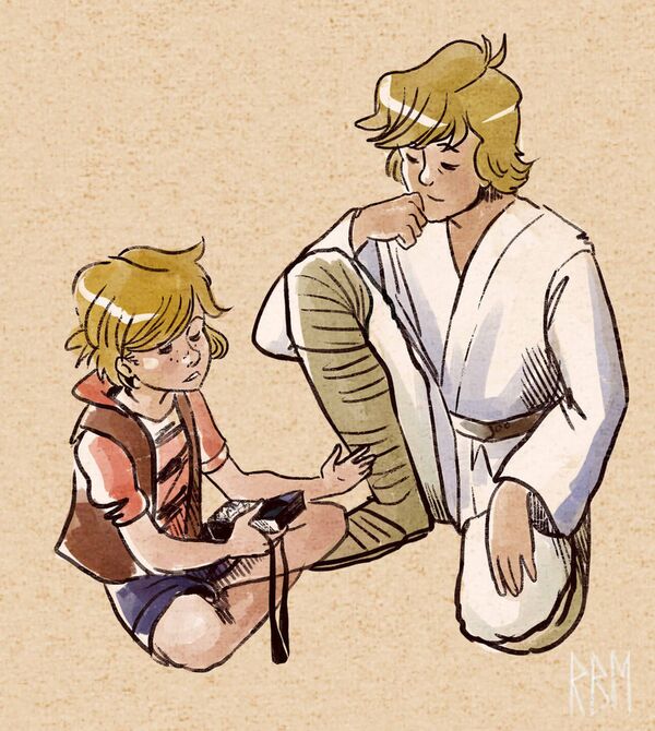 An artist's vision of Luke and Alisa crossover An artist's vision of Luke and Alisa crossover - Sputnik International