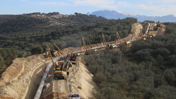 Construction of the Trans-Adriatic Pipeline - Sputnik International