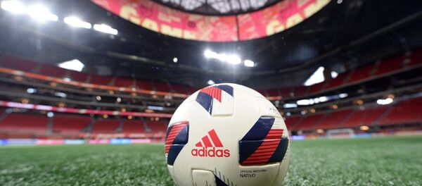 An Adidas soccer ball on the field prior to the 2018 MLS All Star Game between the MLS All-Stars and Juventus at Mercedes-Benz Stadium An Adidas soccer ball on the field prior to the 2018 MLS All Star Game between the MLS All-Stars and Juventus at Mercedes-Benz Stadium - Sputnik International