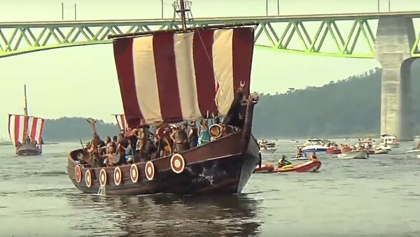 Vikings Took Over Spain for Romeria Fesrival - Sputnik International