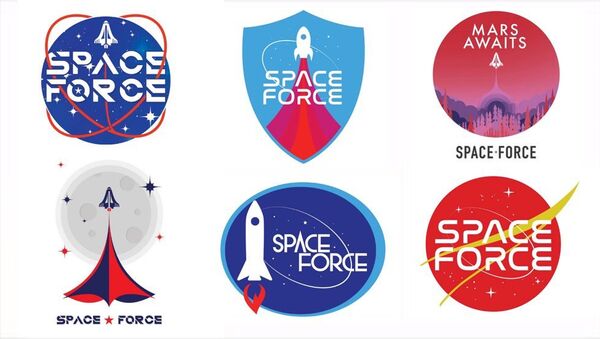 Proposed Space Force Logos - Sputnik International
