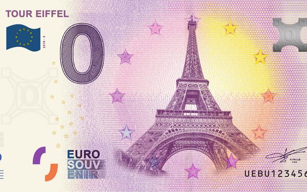 Souvenir 0 euro bill. - Sputnik International