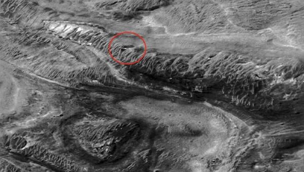 An alleged alien base on Mars - Sputnik International