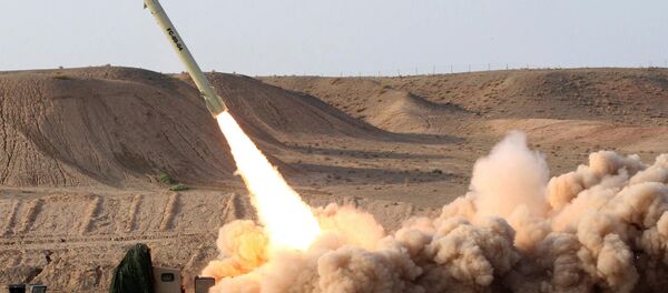 Test firing of Iran's domestically-built surface-to-surface Fateh 110 missile (File) - Sputnik International
