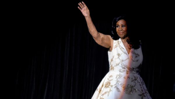 NEW YORK, NY - APRIL 19: Aretha Franklin performs onstage during the Clive Davis: The Soundtrack of Our Lives Premiere Concert during the 2017 Tribeca Film Festival at Radio City Music Hall on April 19, 2017 in New York City - Sputnik International