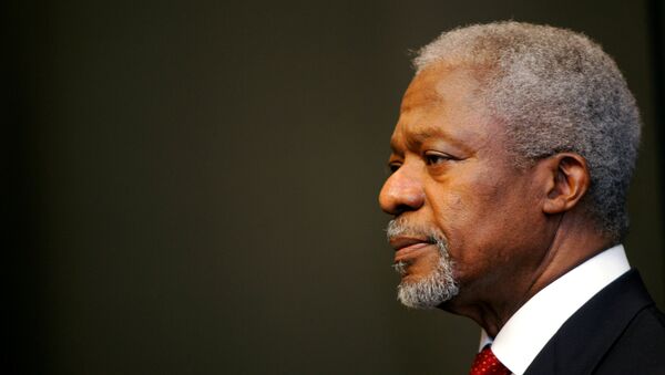 United Nations Secretary-General Kofi Annan at a news conference in Cape Town March 14, 2006. - Sputnik International
