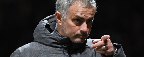 United manager Jose Mourinho is pictured ahead of a Champions League fixture against CSKA Moscow - Sputnik International