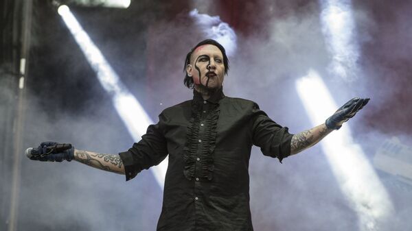 U.S. singer Marilyn Manson performs at the Hell and Heaven music festival in Mexico City, Saturday, May 5, 2018 - Sputnik International