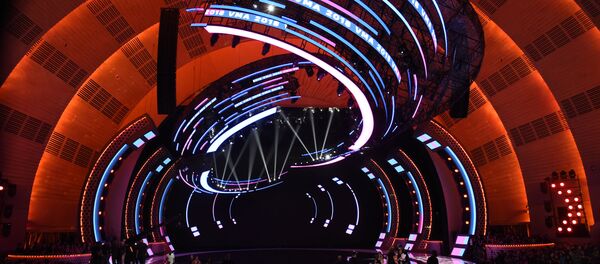 Сцена до начала церемонии вручения награды 2018 MTV Video Music Awards в Нью-Йорке Сцена до начала церемонии вручения награды 2018 MTV Video Music Awards в Нью-Йорке - Sputnik International
