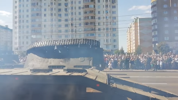 Tank overturns in Kursk - Sputnik International