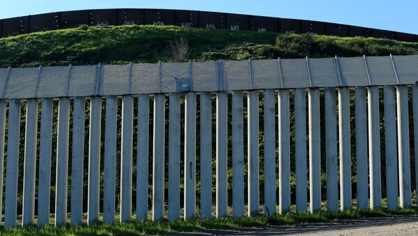 The border wall separating the United States and Mexico is pictured in San Ysidro, California. - Sputnik International