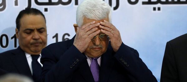 Palestinian President Mahmoud Abbas prays at the opening of the Palestinian Central Council meeting, in Ramallah, in the occupied West Bank August 15, 2018 Palestinian President Mahmoud Abbas prays at the opening of the Palestinian Central Council meeting, in Ramallah, in the occupied West Bank August 15, 2018 - Sputnik International