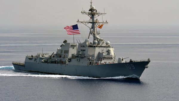 The guided-missile destroyer USS Jason Dunham - Sputnik International