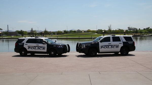 Squad cars of the Mesa Police Department in Arizona. - Sputnik International